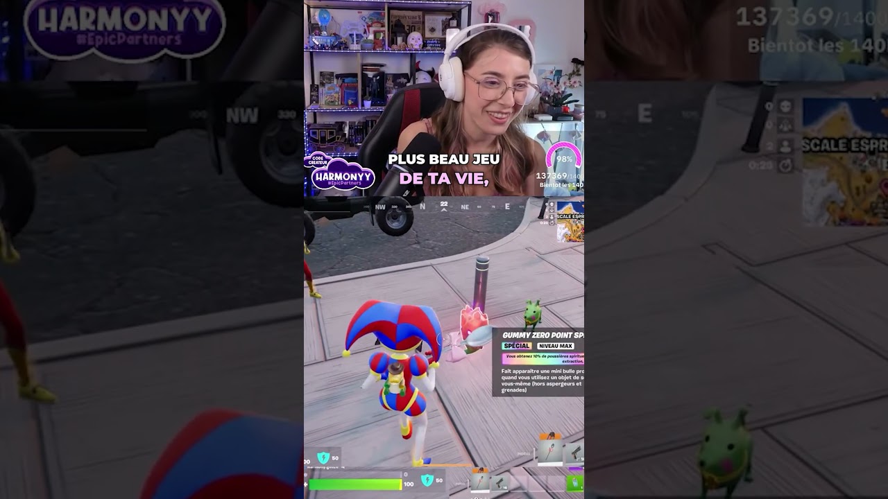 Faut pas crier comme ça sur Fortnite #gaming #fortnite