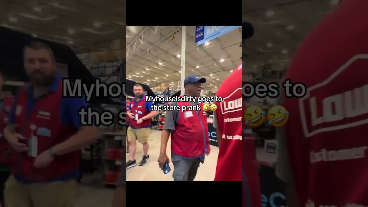 Myhouseisdirty goes to the store prank