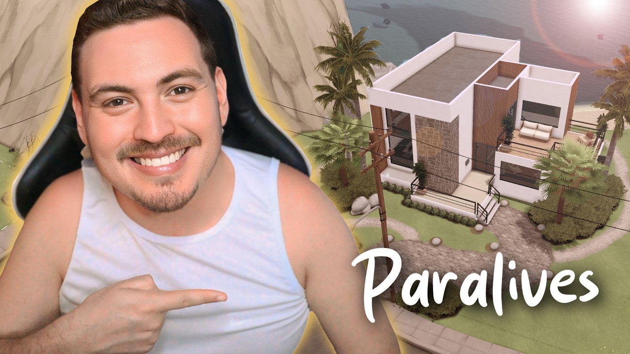 Construindo uma CASA MODERNA no Paralives! │ Paralives