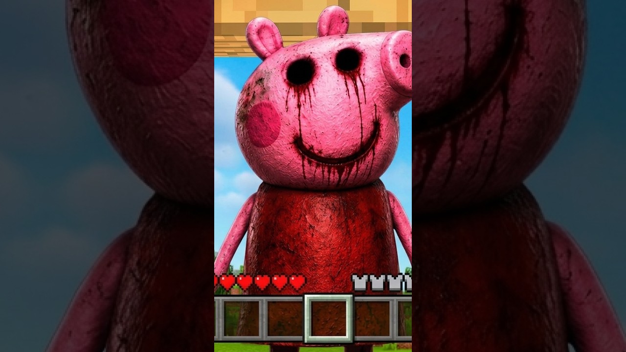 Sobreviví A Peppa Pig MALDITA En Minecraft!  #humor  #comedia