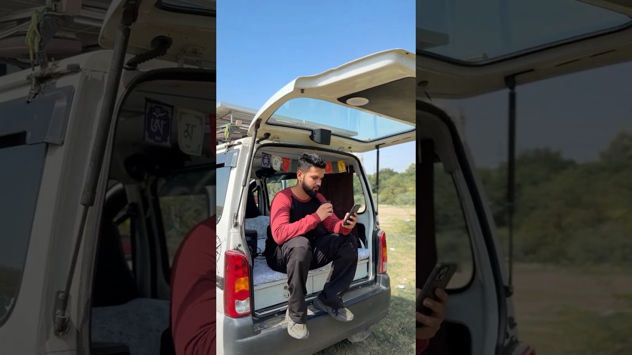 Vanlife in INDIA🇮🇳| Road trip to Kashmir #carcamping #travel #campervan #agaro #agarolifestyle