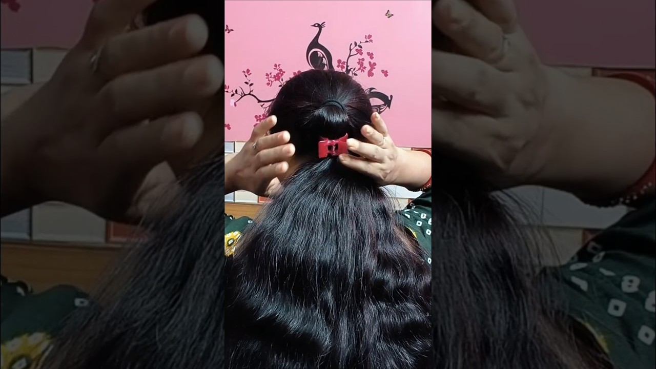 Beautiful Bun Hairstyle Tutorial for Wedding #hairstyle #hair #diyhairstyle #easyhairstyle #longhair