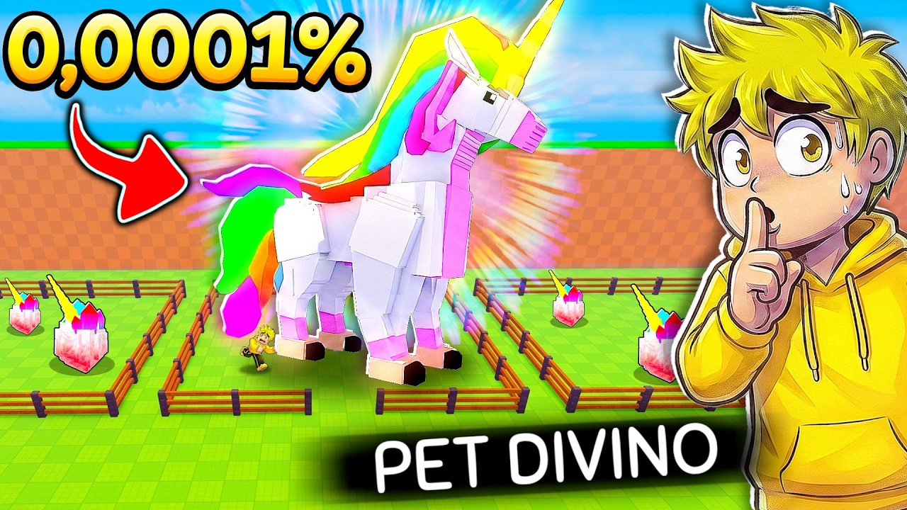 TESTEI SEGREDOS PARA CONSEGUIR PET DIVINO DE 0.001% NO ROUBE UM OVO