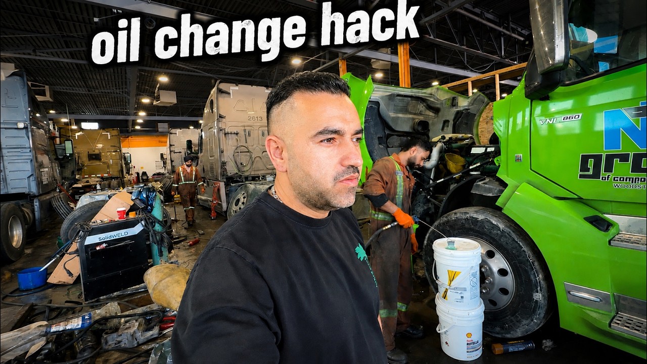 Truck Mechanic ke pass | O/O DRIVER ki Daily Life in Canada | 883