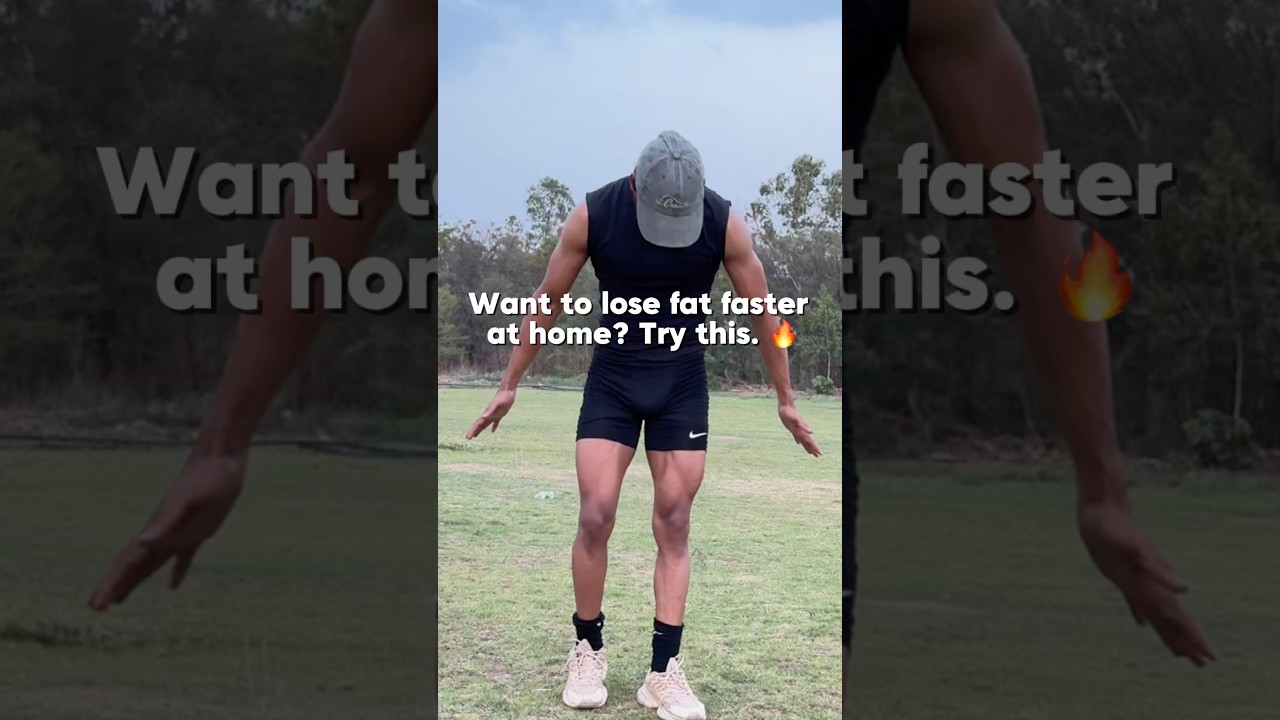 🔥 Fat Loss Cardio At Home | No Equipment #FatLoss #HomeWorkout #FitnessShorts #motivation #sports