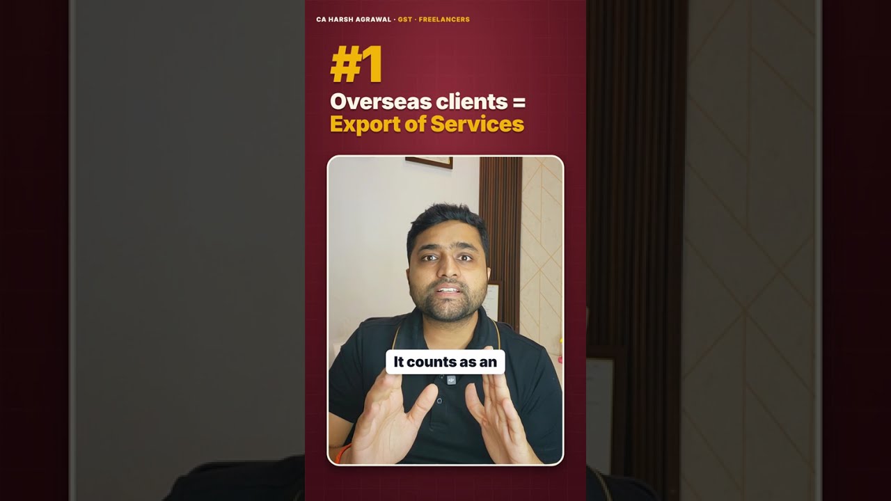 Upwork/Fiverr Freelancers: GST Registration & LUT Explained #GST #freelancer #shorts