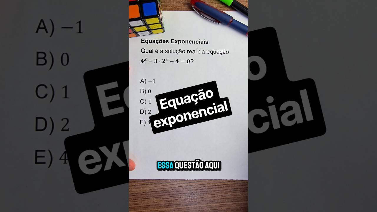 Equação exponencial #matematica #concursos