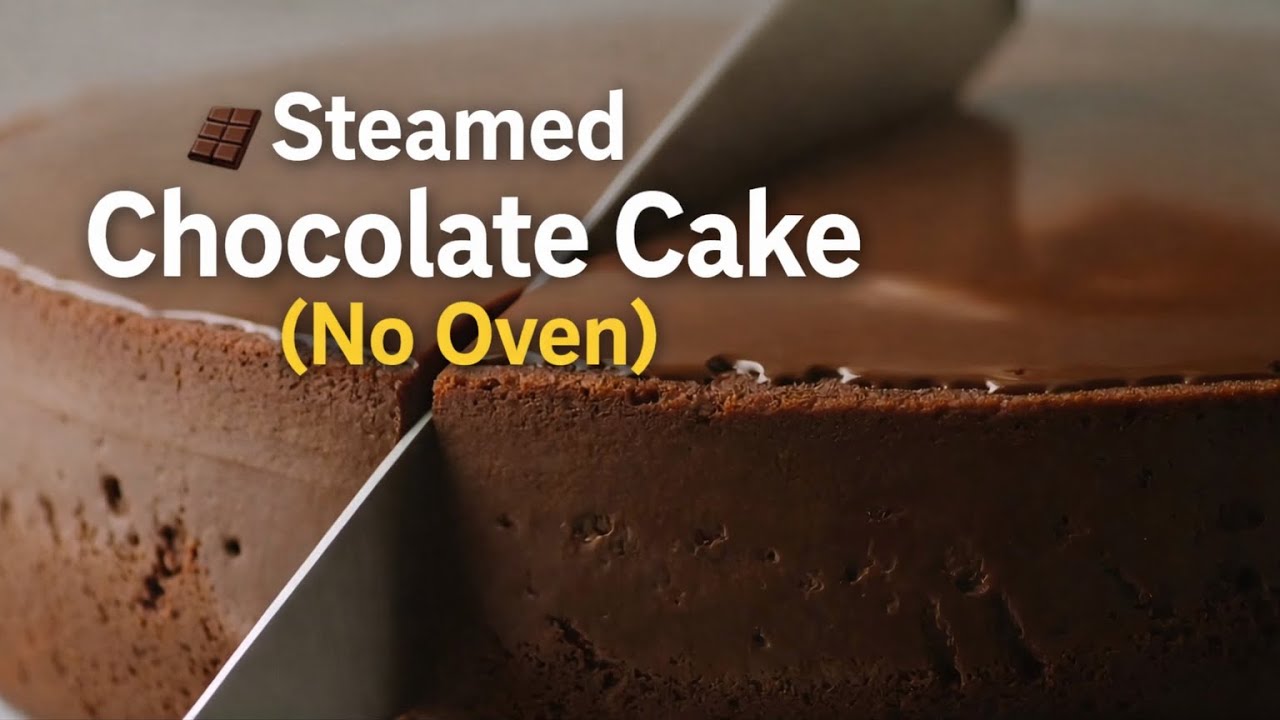 🍫 Steamed Chocolate Cake No Oven  Ultra Moist & Surprisingly Healthy