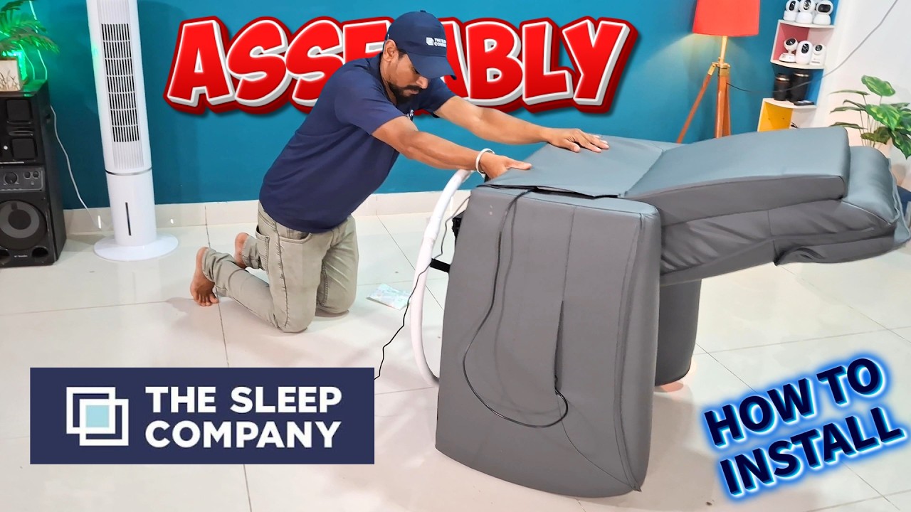 How to assemble The Sleep Company Luxe Pro Massager Recliner Sofa Installation or assembly Process