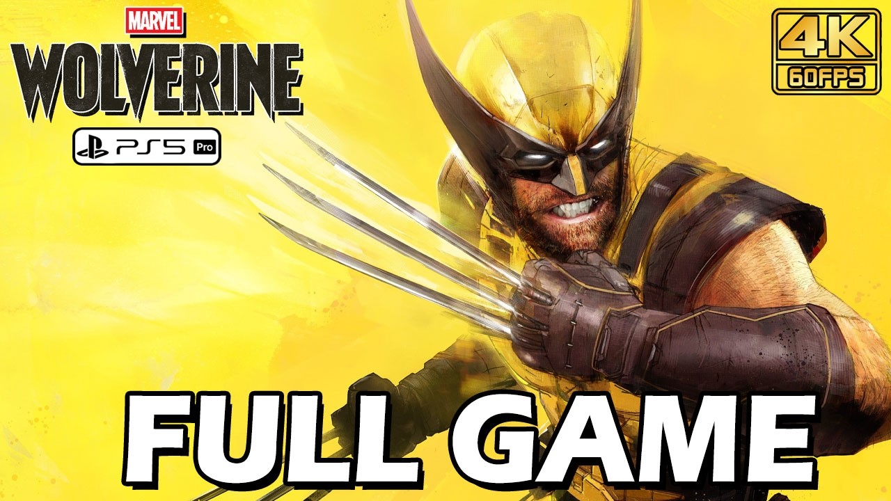 Marvel's WOLVERINE - FULL GAME Walkthrough (PS5 Pro) @ 4K 60ᶠᵖˢ ✔