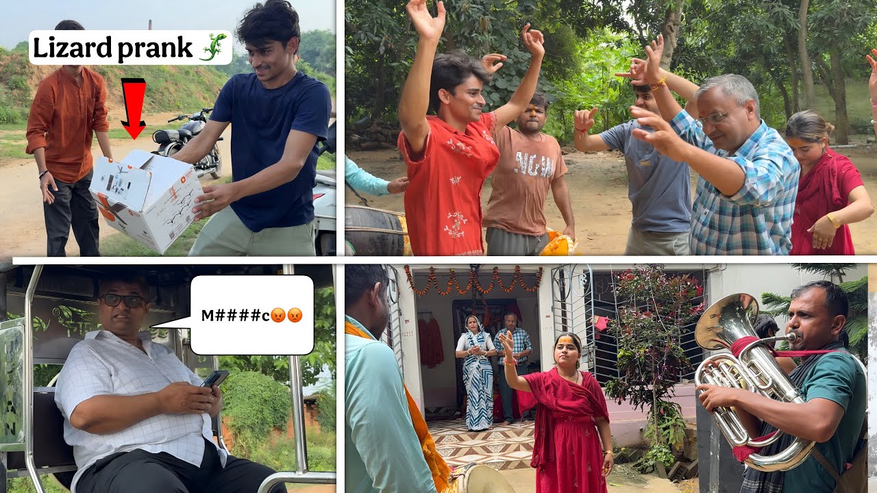 Chhipkali prank on uncle gone wrong 🥹