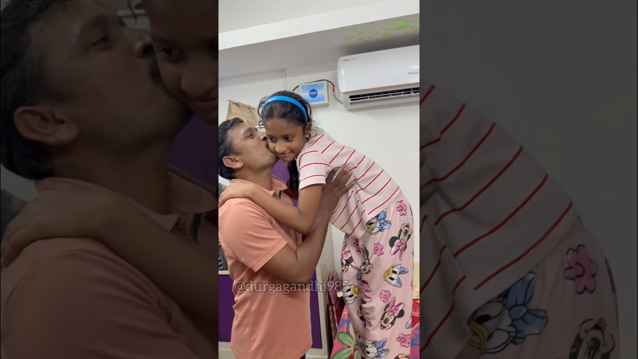 அப்பா மேல அவ்ளோ பாசம் ❤️🫠 @durgagandhi985 #durgagandhi #familyvlog #minivlog #ytshorts #shorts