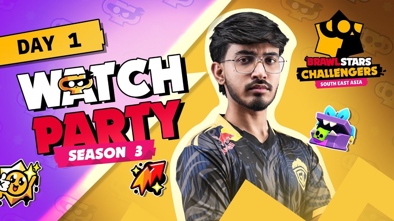 🔴LIVE: BRAWL STARS CHALLENGERS | SEA | MONTHLY FINALS | S3 | DAY 1