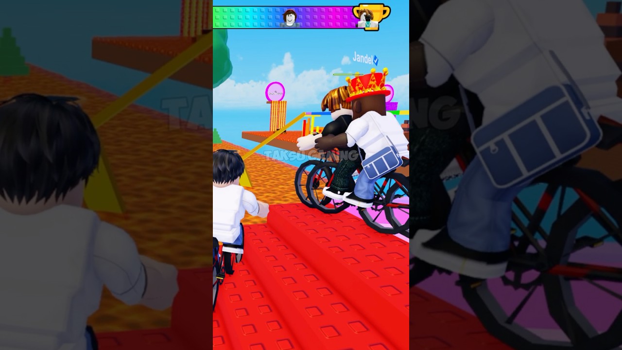 Jandel ngaku sepedanya cepat! tapi... 🤣 #roblox