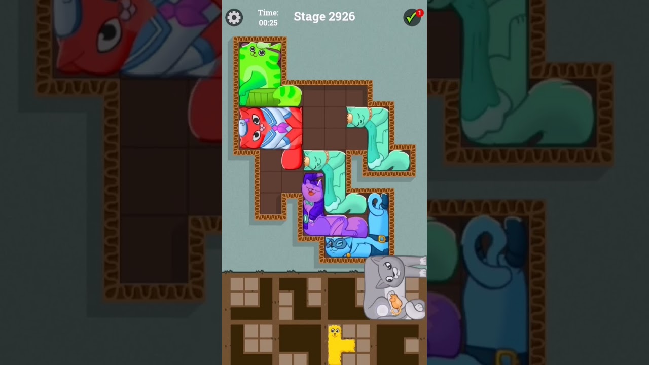 #asmr the cutie cats satisfying walkthrough game 2926 #viralvideo #shortsfeed