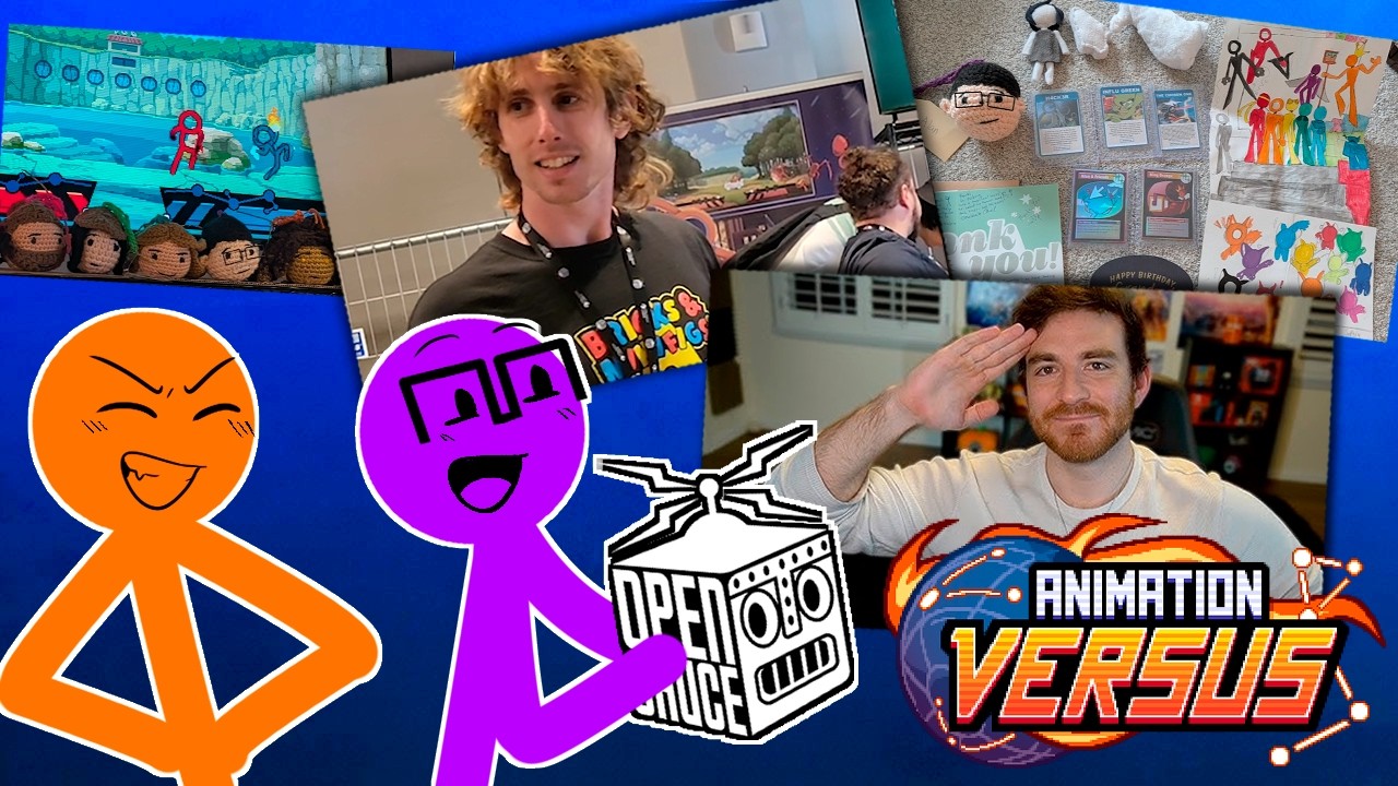 Animation VERSUS, Open Sauce And DOUGDOUG Played OUR GAME?! |  Open Sauce Recap