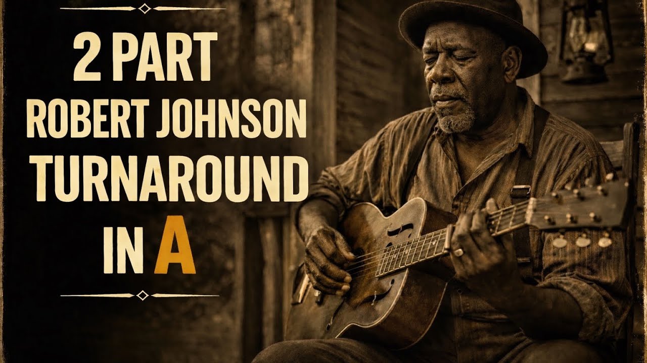 How to Join 2 Robert Johnson Blues Turnarounds in A | Guitar Lesson (Part 3)