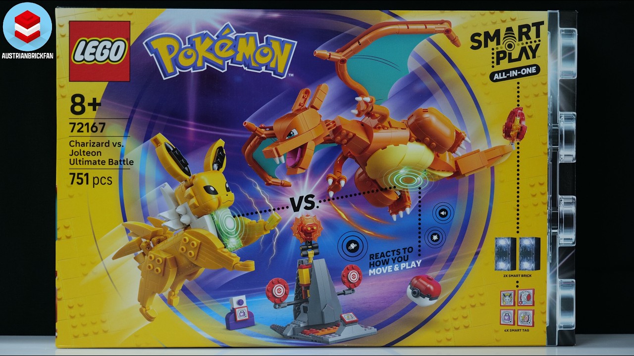 LEGO Pokémon 72167 Charizard vs. Jolteon Ultimate Battle Speed Build