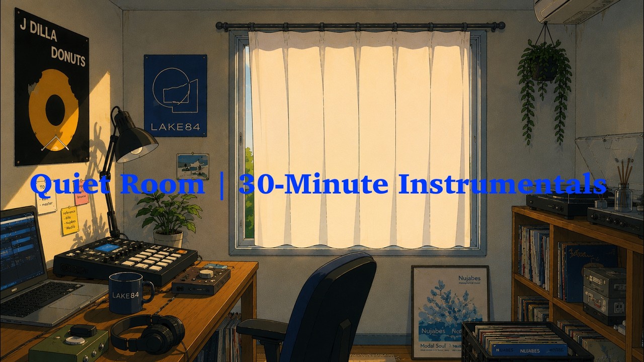 Quiet Room | 30-Minute Instrumentals for Studying, Reading & Relaxing
