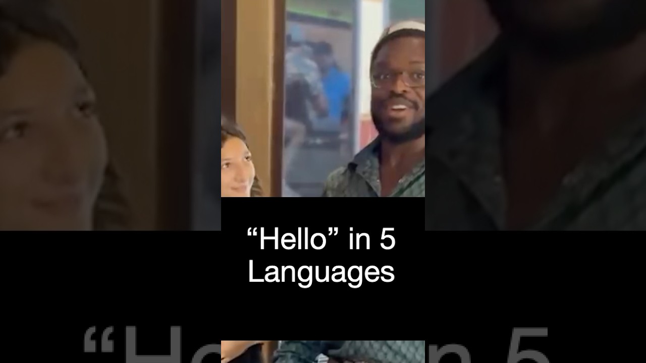How to Say "Hello" in 5 Languages #languagelearning
