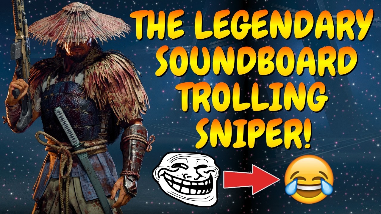 Soundboard Trolling Sniper brings GOOD VIBES back to COD! (HILARIOUS)