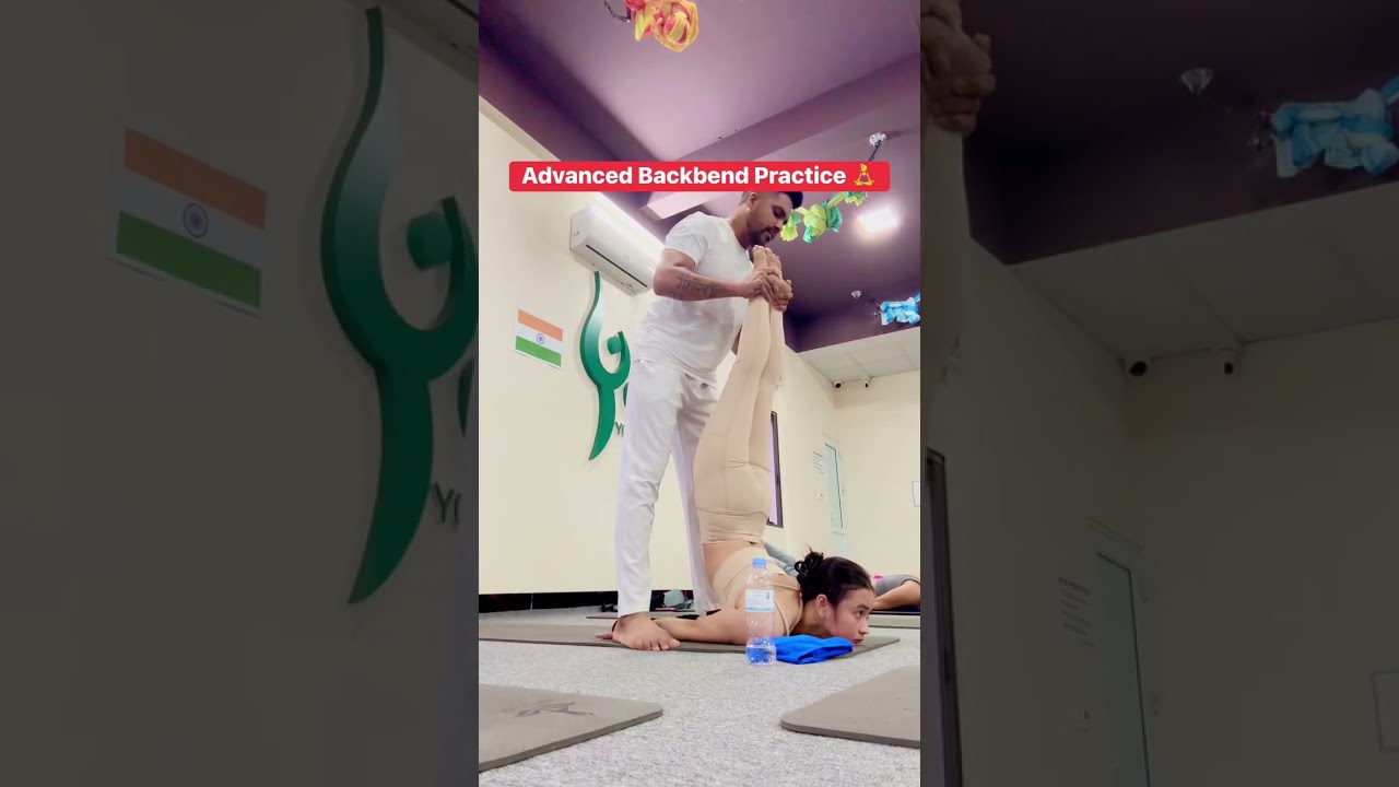 Advanced Backbend Practice ❤️ #yoga #yogaflow #backbend #yogapractice #yogalife #ytshorts