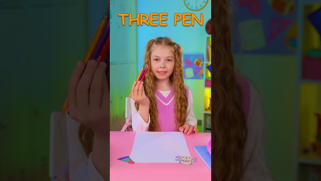 ✋✨ Pen Holding Challenge! Can You Beat the Count? #shorts #kids