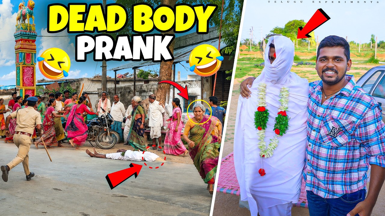 Dead Body Prank On Public - Gone Funny 😂🤣 Telugu Experiments