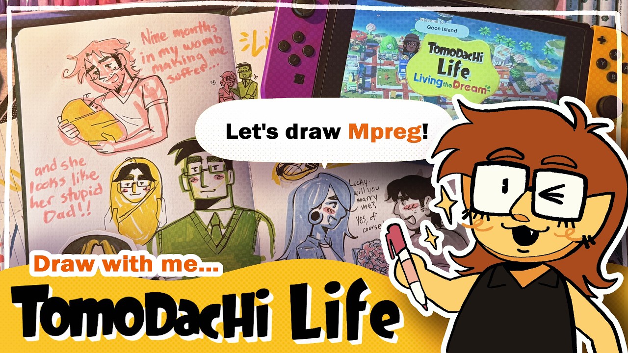 Obsessing Over Tomodachi Life... SO LET'S DRAW ABOUT IT