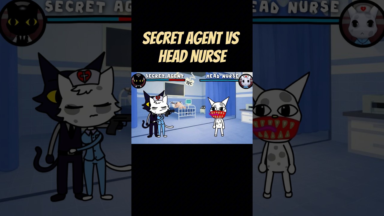 Secret Agent vs Head Nurse | Animal Hospital Roblox