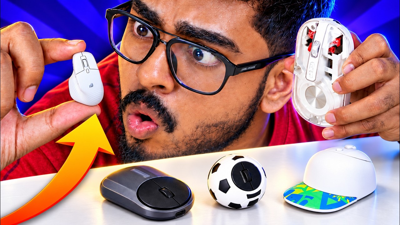 Top 5 Most Unique Mouse on Amazon India! | ft. Portronics