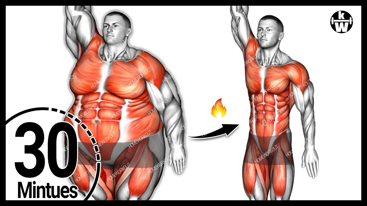 30 Min! Standing Fat Loss ➜ It Melts Fat Instantly, Like Magic.