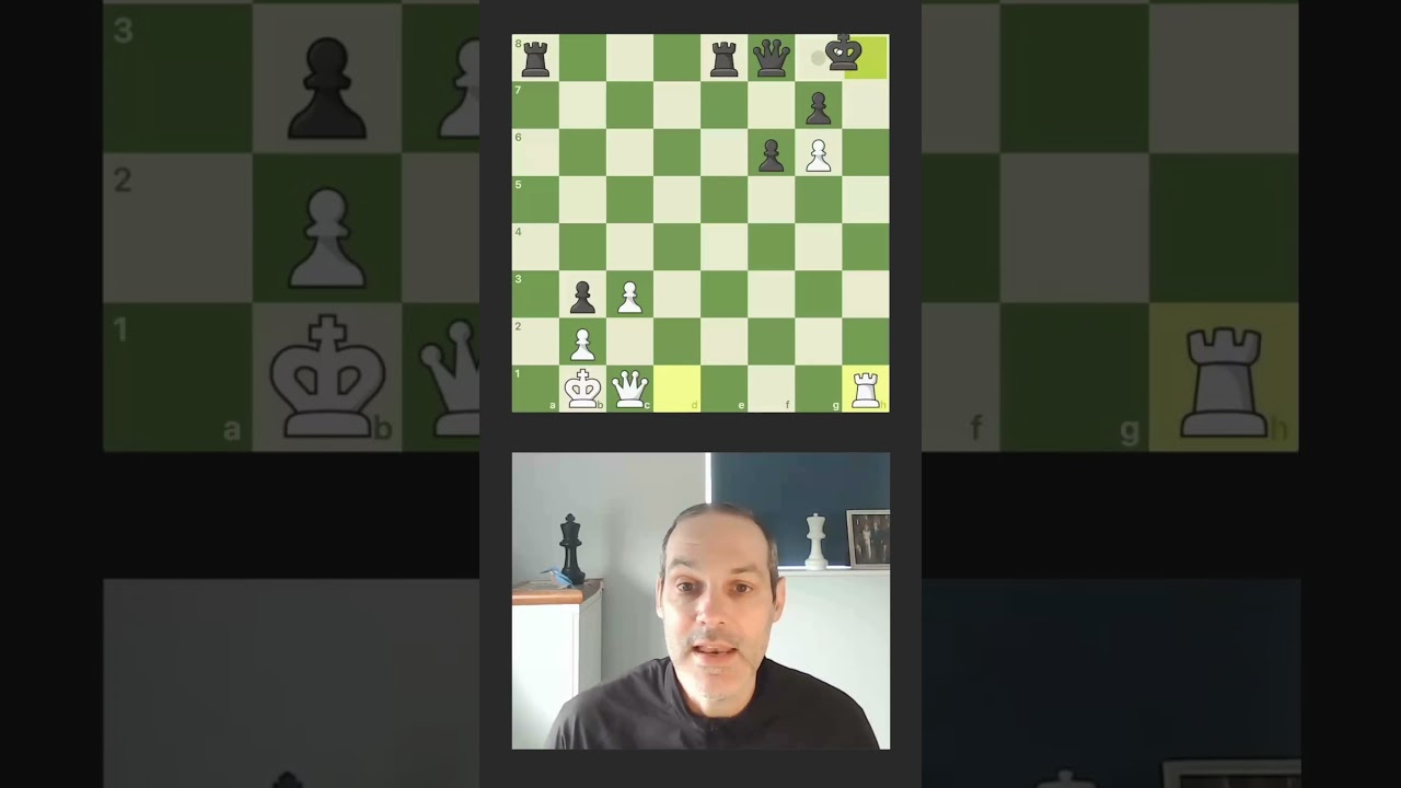 Chess Tactics - Damiano's Mate #chess #checkmate #chesstactics #chessbeginner #chessimprovement
