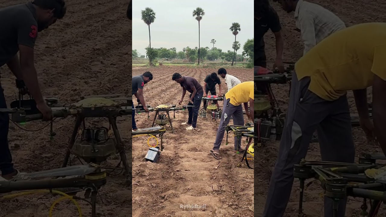 Tata Sumo Drone Sprayer #rythubadi #dronesprayer #farming