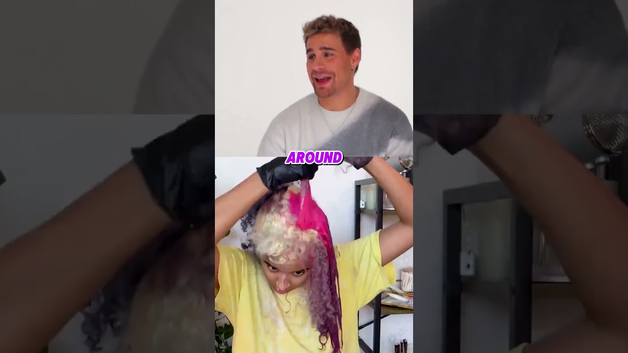 She Tried DIY Hair Dye with Coon Tails, and the Final Look is Amazing! 💖✨