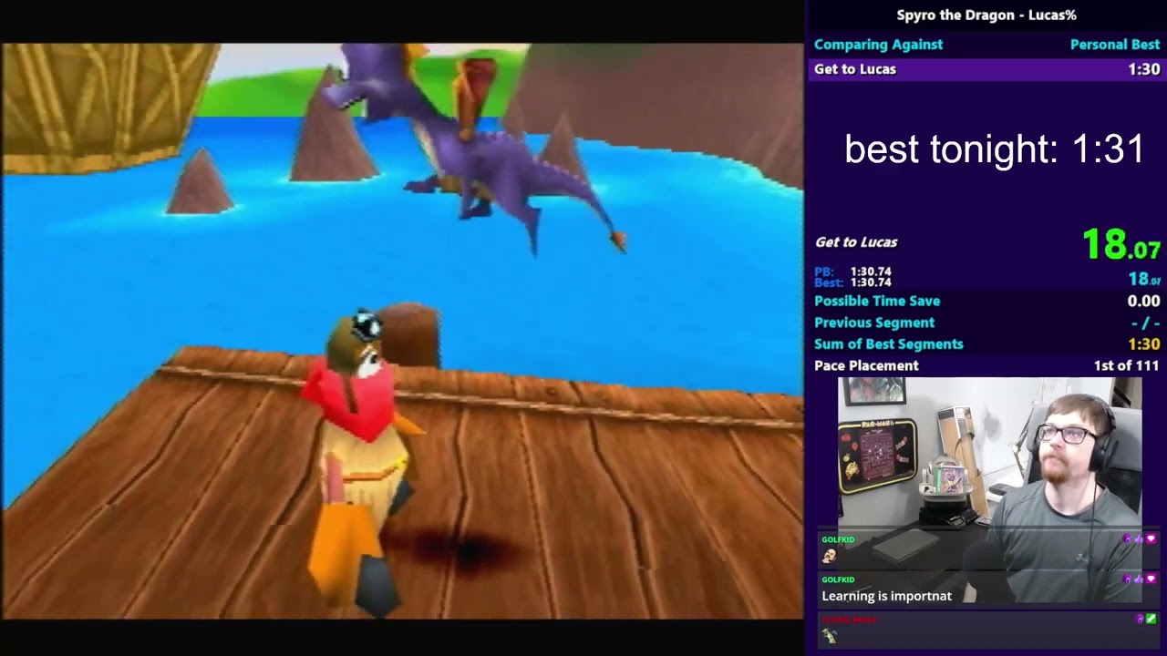 [PB] Spyro the Dragon - Lucas% - 1:29.26