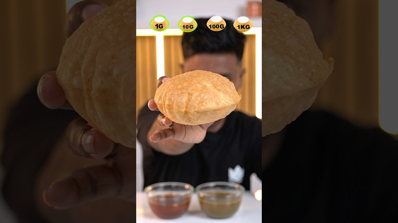 1 Gram vs 1 Kilogram Panipuri