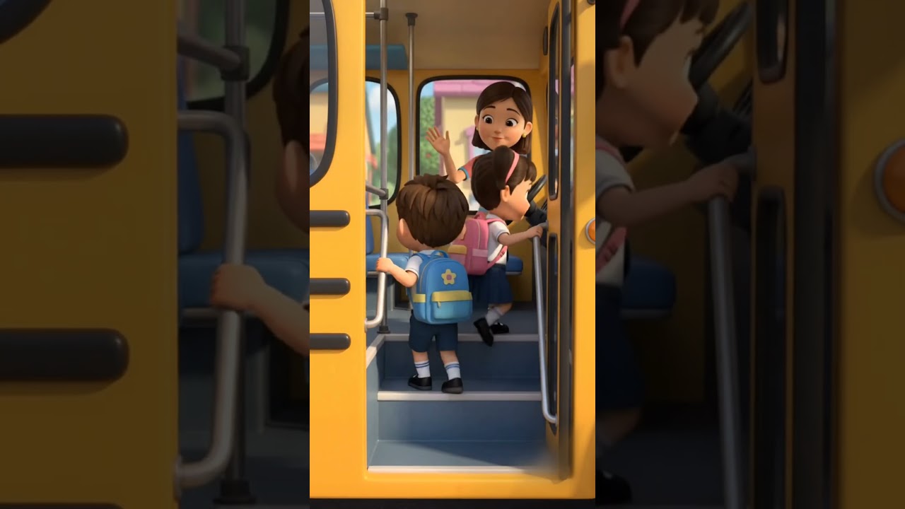 School Bus School Bus #baby #cartoon #mirrhymes