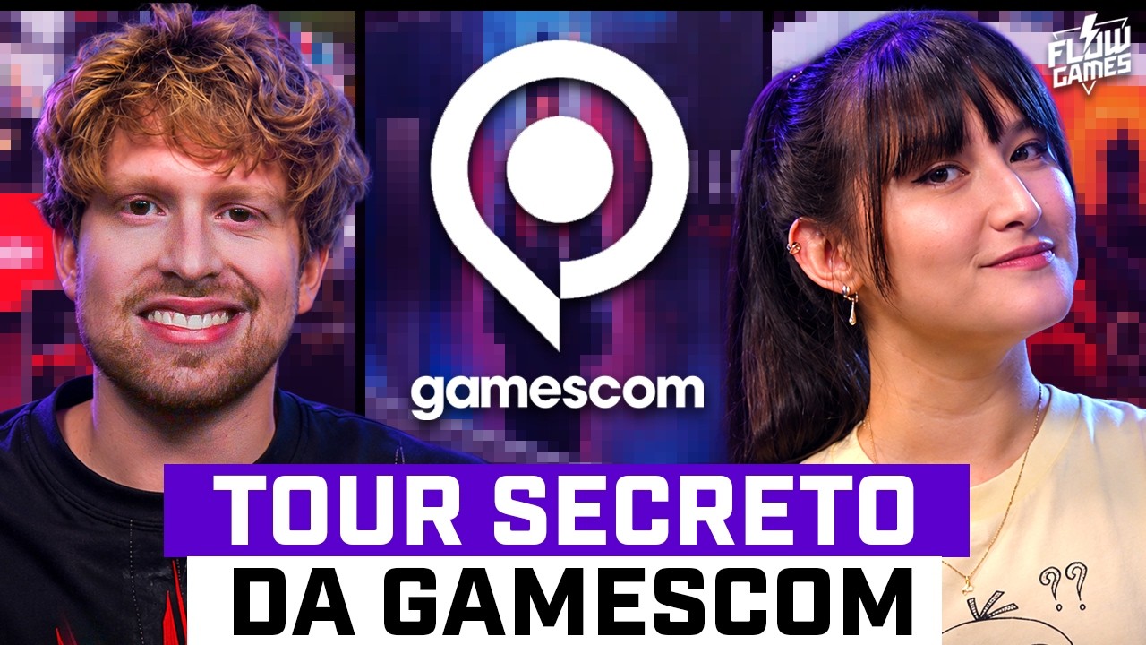 O TOUR SECRETO DA GAMESCOM! Visitando as ÁREAS RESTRITAS do EVENTO - #flowgames