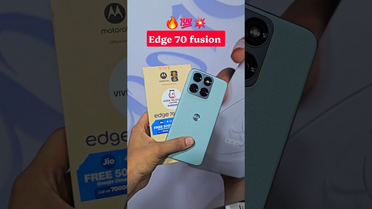 Moto Edge 70 Fusion 🔥 दमदार 5G Phone Under ₹25K! 😱 | Full Specs & Features #Shorts