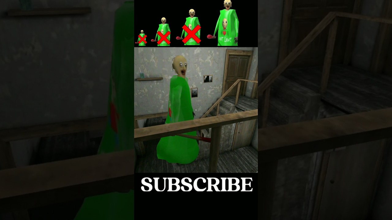 BALDY GRANNY LARGE TO BIG 🤯 PLAYER TESTING 🔥 JUMP SCARE #trending #shortsfeed #granny