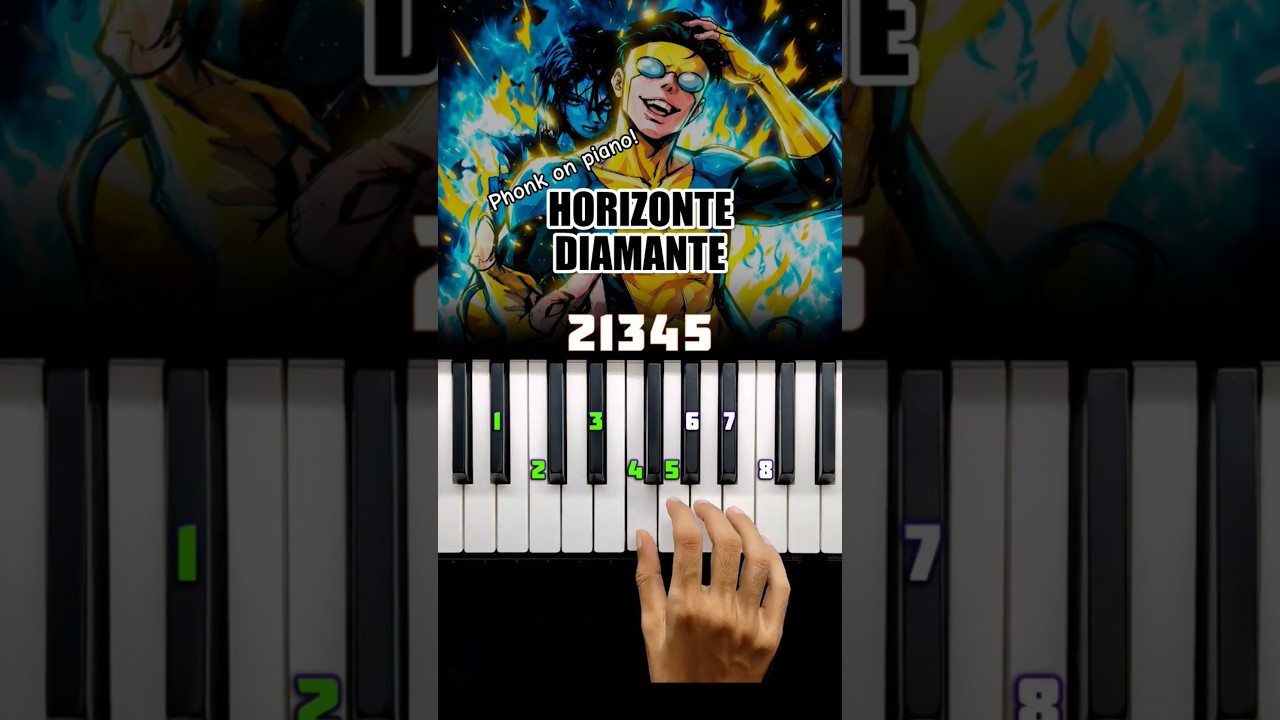 Estilo Horizonte Diamante (Phonk) 🎹 Piano tutorial