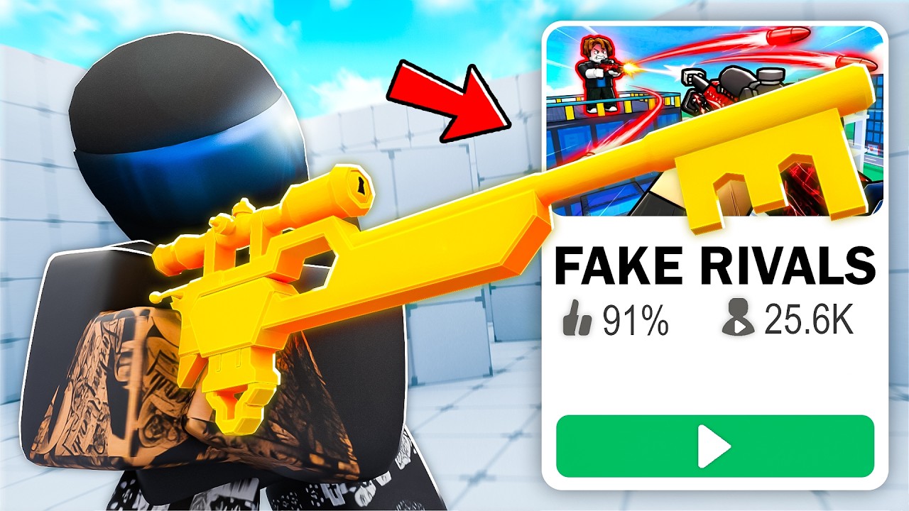 I Used Sniper Only in FAKE Rivals Games...