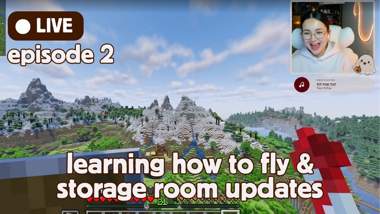 LEARNING HOW TO FLY & FINDING A JUICY CAVE | YapCraft SMP Minecraft
