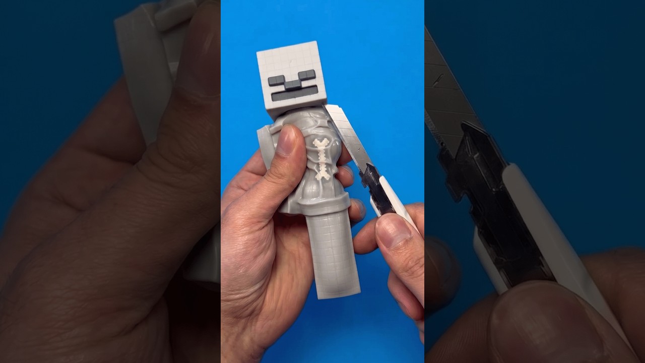 SAQUÉ el ÍTEM OCULTO de este ESQUELETO de MINECRAFT