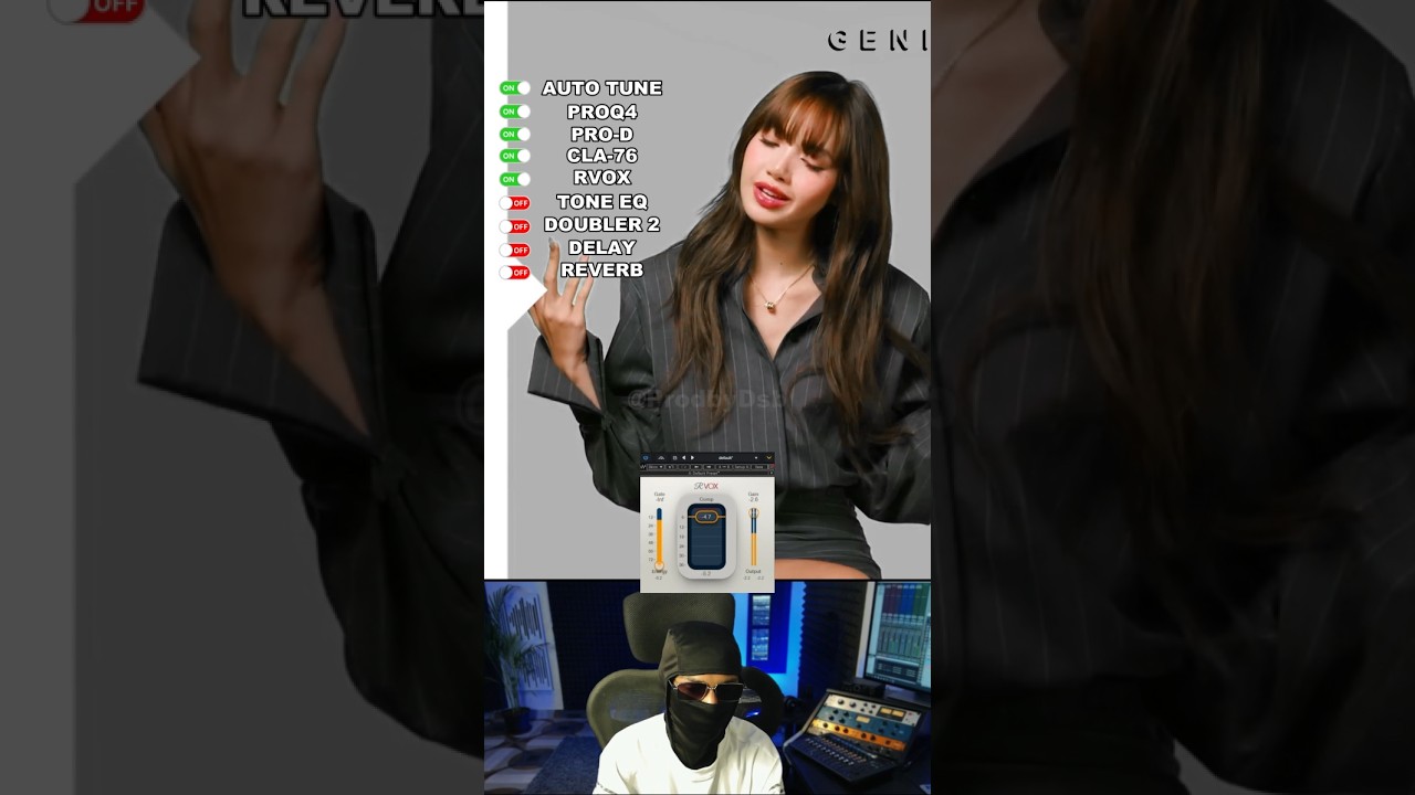 Vocal Chain Idea for Lisha #acapella #autotune #blackpink