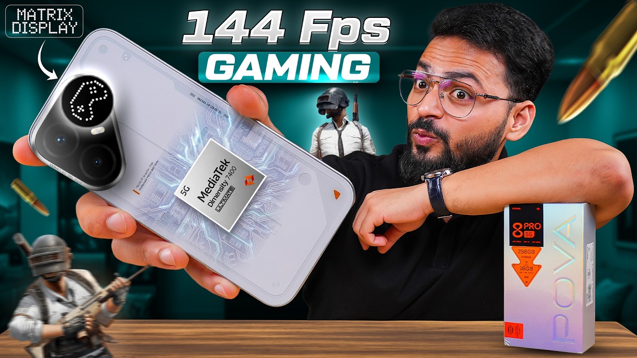 POVA 8 Pro 5G Review ⚡️ | 144 Fps BGMI 🤯 | IP69K 💦 + 6500mAh 🔋 | Is It Worth .?
