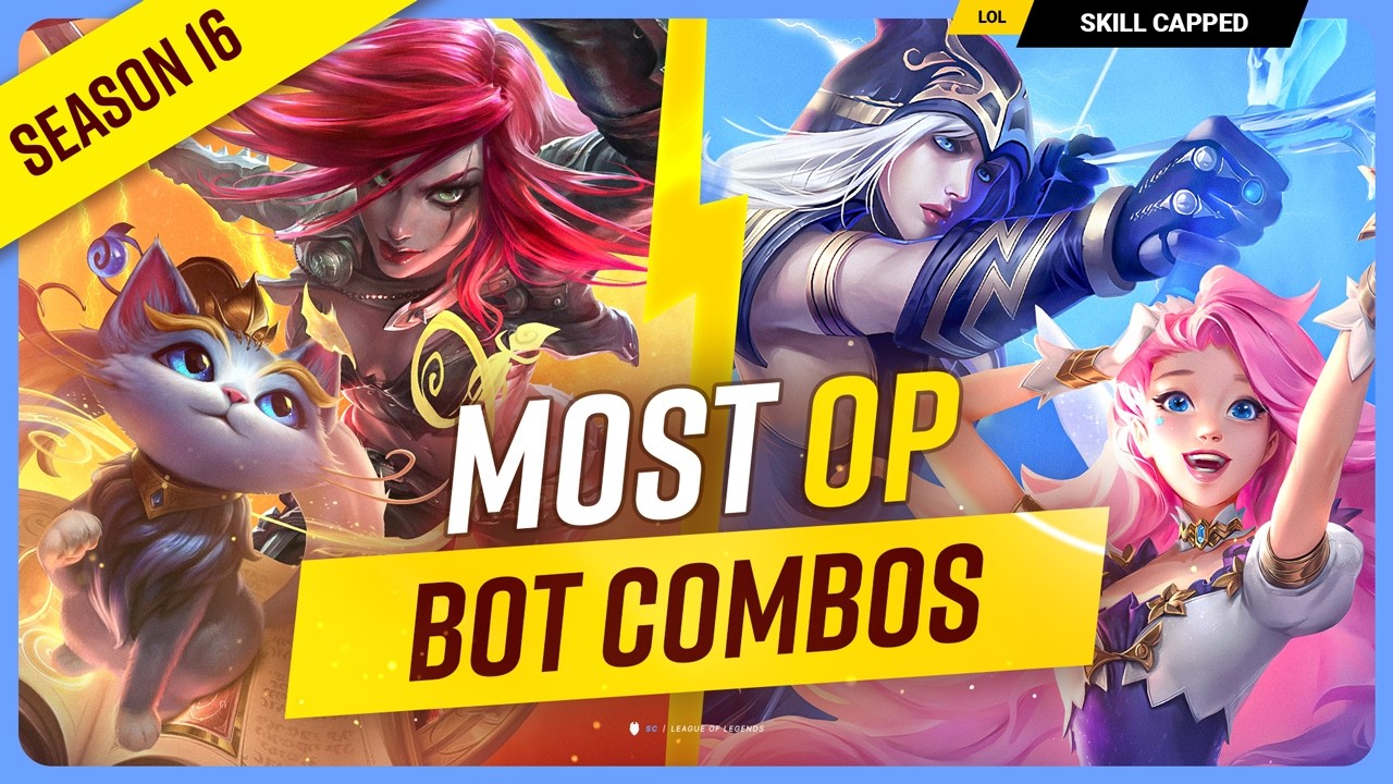 The 10 MOST BROKEN Bot Lane Combos For Season 16 - League of Legends