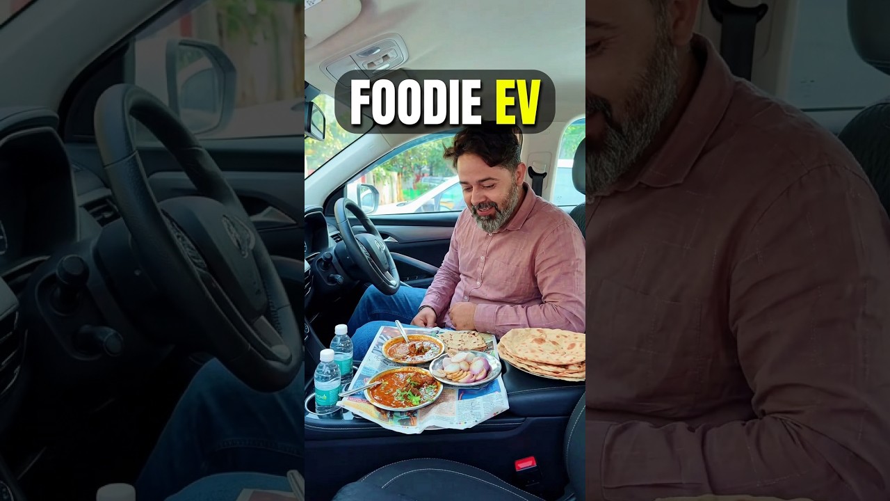 Why the MG Windsor EV Interior is Built for Foodies 🍔⚡