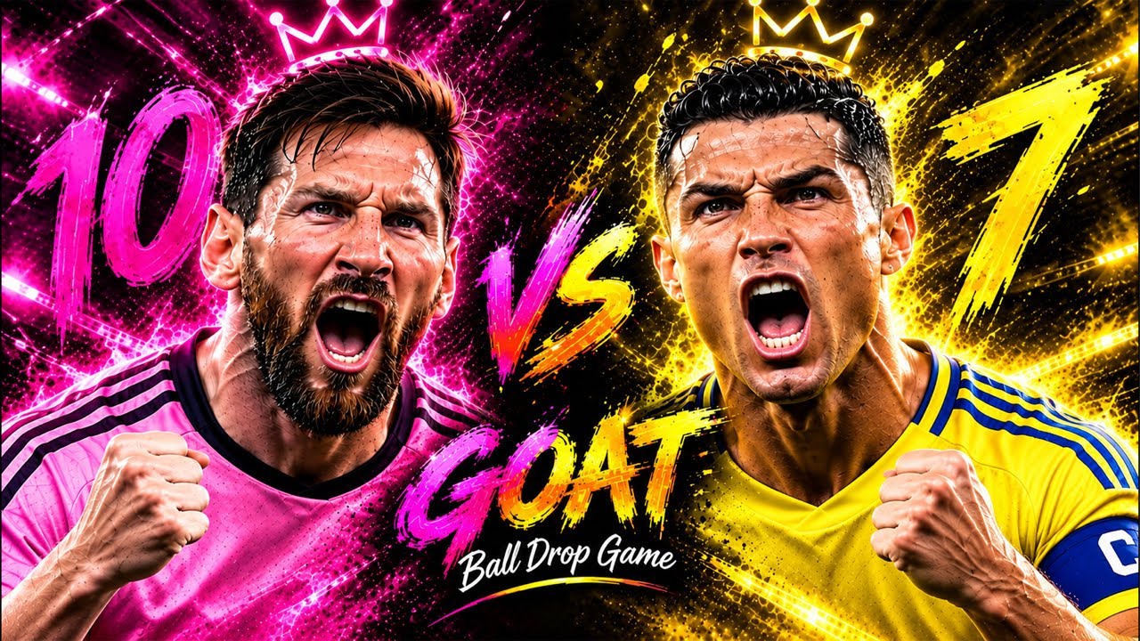 Ronaldo vs Messi: Yellow Power vs Pink Magic Race🔥#football #shorts